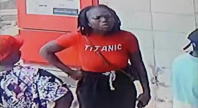 Lady Swaps ATM Card Of Elderly Woman With Bad Eyesight At UBA ATM (CCTV Video)