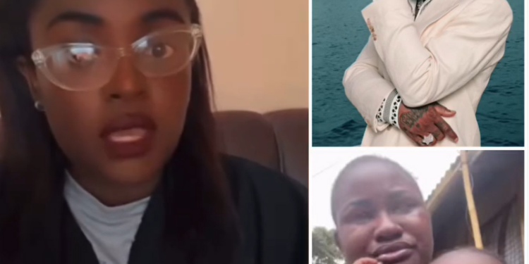 Lady calls out Burna Boy’s alleged PA Abu Salami for allegedly seeking sexual favour before delivering the singer’s promise to Cubana Chiefpriest’s alleged baby mama
