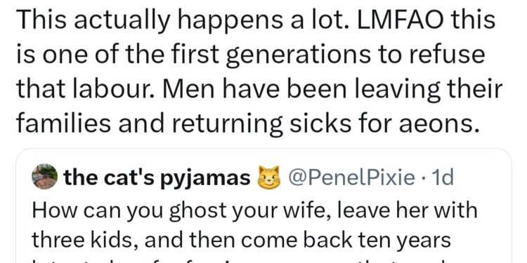 Man shares how his father repaid his mother when she took him in after he almost died of an ailment following their separation