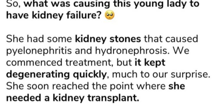 “Vitamin C supplements can make you glow but excess can damage your kidneys” Doctors warn as woman seeking glowing skin “loses her kidneys”