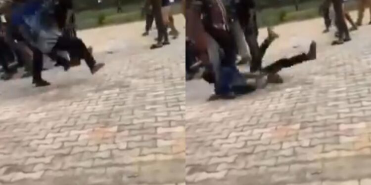 Moment Federal Polytechnic Nekede lecturer assaults student for not following instructions
