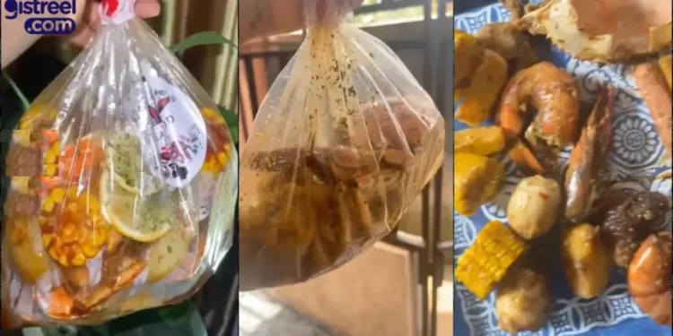 “See wetin I pay N35k for” – Lady calls out vendor over small seafood platter
