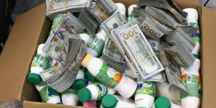 Customs Intercepts $193,000 Hidden In Yoghurt Carton At Abuja Airport (Photo)