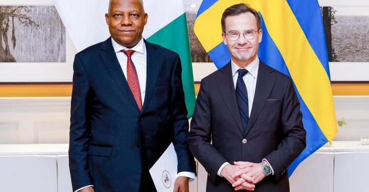 Vice President Kashim Shettima Meets With Swedish PM