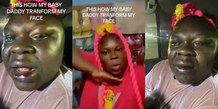 Video of woman’s face transformation by baby daddy goes viral online