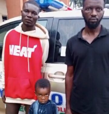Men who specialize in kidnapping and selling children caught in Anambra (video)