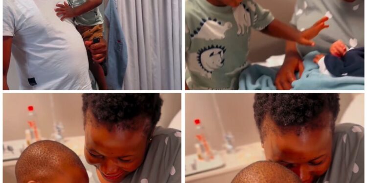 Heartwarming video of little boy meeting his baby sibling for the first time (video)