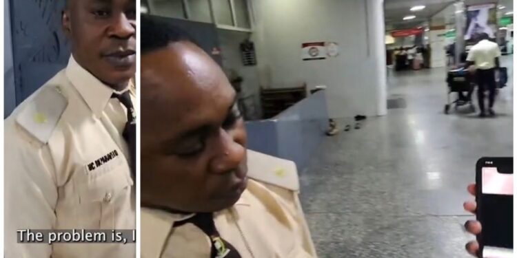 Nigerian Immigration Service suspends officer captured in a viral video ‘taxing’ a tourist at the airport