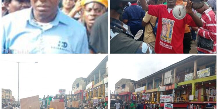 Sowore, other Nigerians stage protest against bad governance across the country (photos/videos)