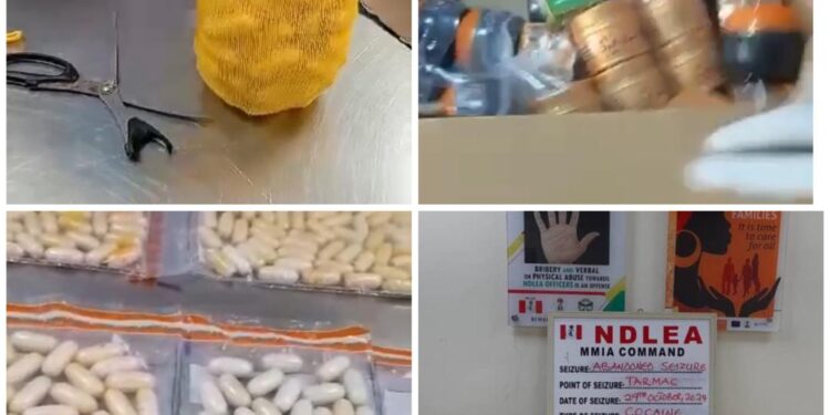 NDLEA seize N4.4billion worth cocaine concealed in Ethiopian aircraft lavatories
