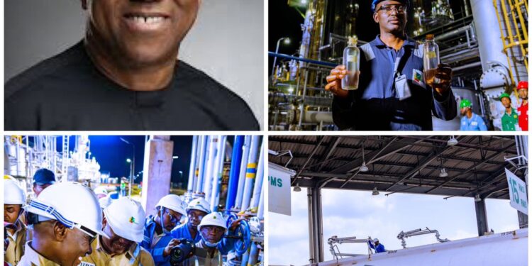 Peter Obi reacts to news of the revamping of the Port Harcourt Refinery