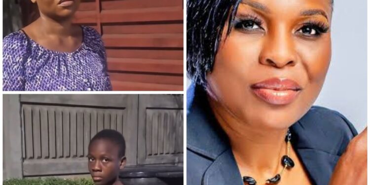 Moment Activist, Adetoun confronted mother whose 11 year old daughter joined her to sweep an estate as early as 4:30am daily (video)