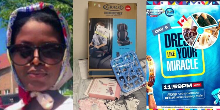 Woman buys baby clothes, trolley in faith for quadruplets during Hallelujah Challenge