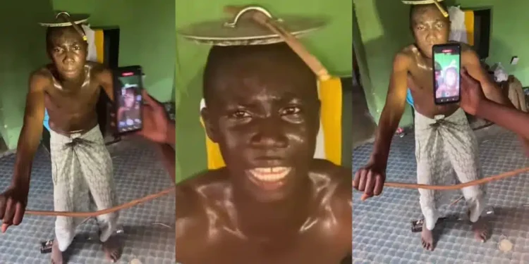 Young man punished for theft, made to mimic motorcycle sounds ‘voooom’ and ‘pim pim’