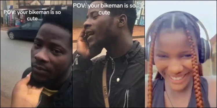 Lady crushes on her bike man, gushes over his ‘cuteness’