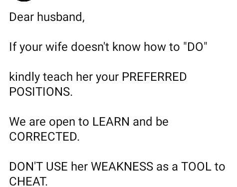 If your wife doesn’t know how to do, teach her don’t cheat – Nigerian lawyer advises men