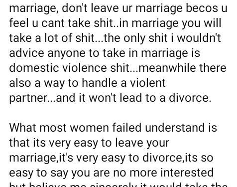Don’t ever leave your marriage because your husband married second wife – Nigerian lady tells women