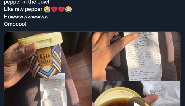 Man buys ice cream from supermarket, discovers blended pepper