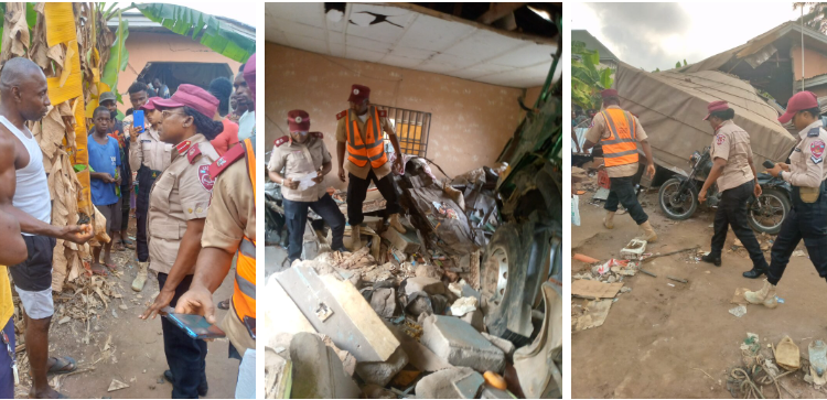 Three sisters, others killed as cement-laden truck rams into residential building in Nnewi