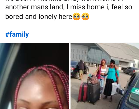 I feel bored and lonely here – Nigerian lady laments 9 months after relocating abroad