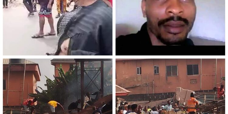 Irate Abia youths demolish house of septuagenarian who killed man for playing football in front of his house