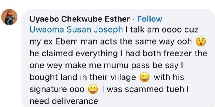 Nigerian woman recalls buying a land in her ex-boyfriend’s village with his signature