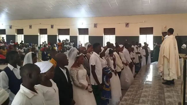 Catholic Bishop conducts mass wedding for 21 couples in Niger state