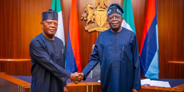 President Tinubu swears in Ibas as Rivers sole administrator (photos)