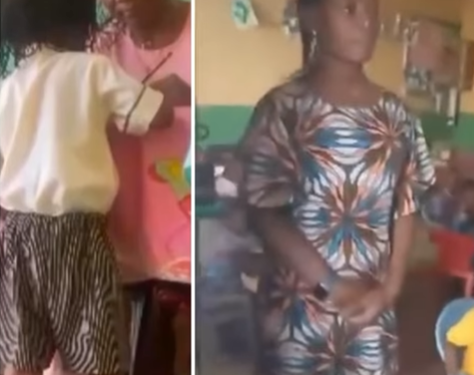 Update: Nursery school teacher caught on camera assaulting four-year-old pupil has been arrested