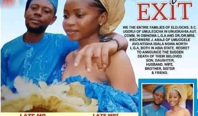 Family announces burial arrangements for Nigerian couple who died in gas explosion days after their wedding