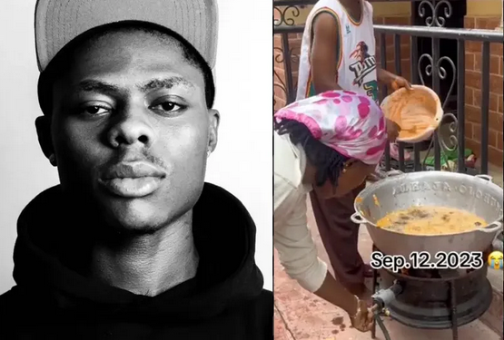Lady and her family fry ‘akara’ to mark Mohbad’s remembrance