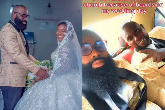 Groom sent out of church on his wedding day due to over-grown beard (video)