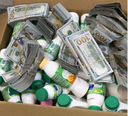 Customs nab passenger smuggling $193,000 in Yoghurt carton