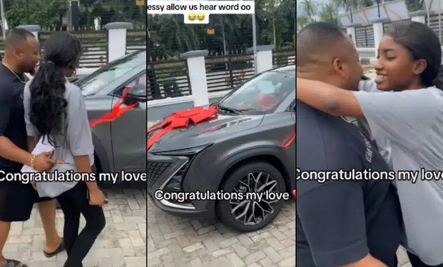 Heartwarming moment man surprises wife with 2023 Lexus