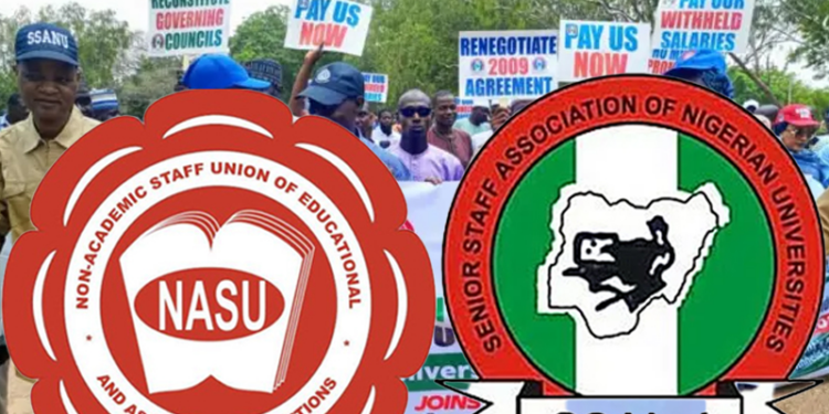 NASU and SSANU suspend strike for one month