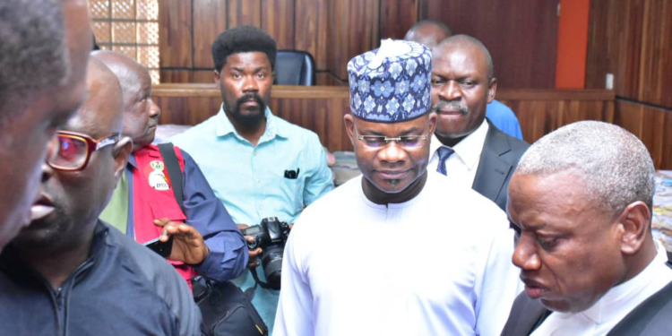 EFCC fails to produce Yahaya Bello in court for planned arraignment