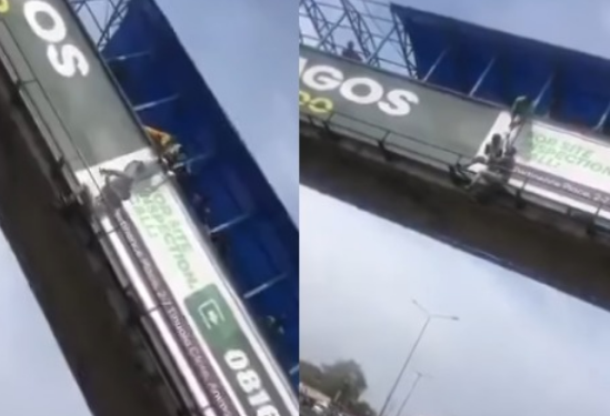Passersby rescue man who attempted to commit suicide on Lagos road (video)