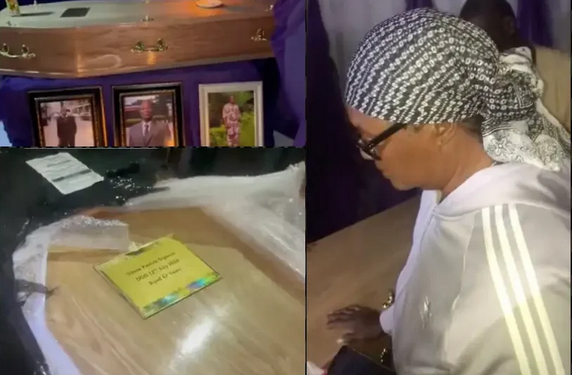 Moment wife receives husband’s lifeless body after 16 years abroad