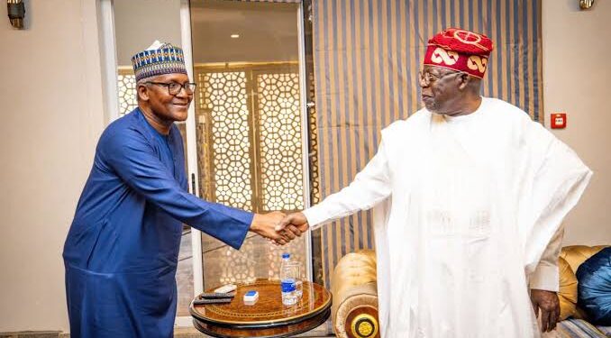 Tinubu approves selling Crude Oil To Dangote and other local refineries in Naira