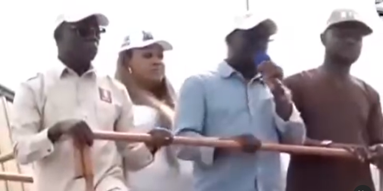“We are going to provide you with insecurity” Edo APC governorship candidate ‘promises’ indigenes (video)