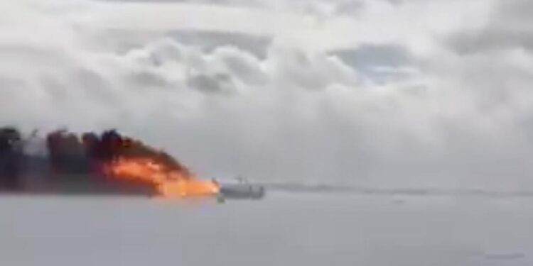 Shocking new video shows moment Delta plane burst into flames before flipping at Toronto Airport