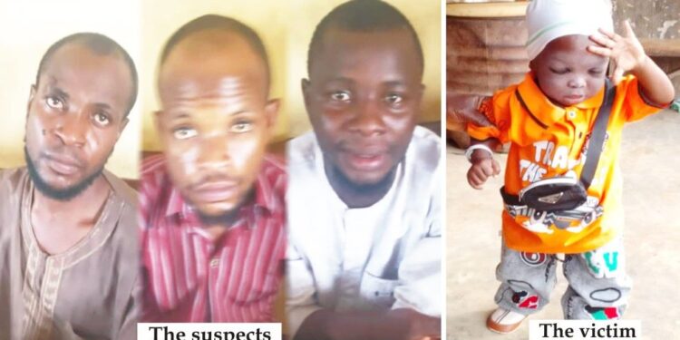Three Ondo clerics allegedly exhume corpse of one-year-old boy after officiating burial, cut off his head and two palms for ritual