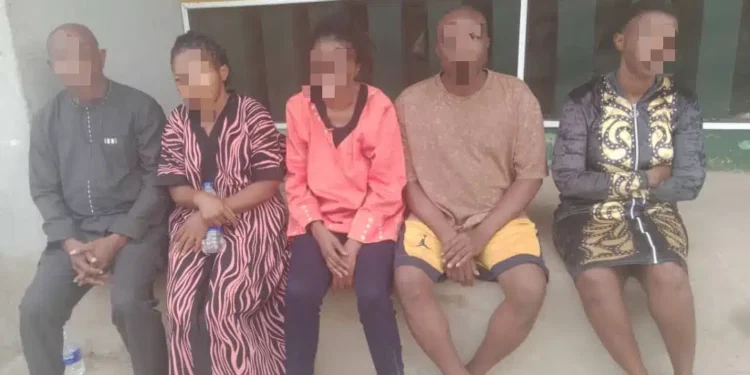 Couple arrested during naming ceremony of baby bought from traffickers