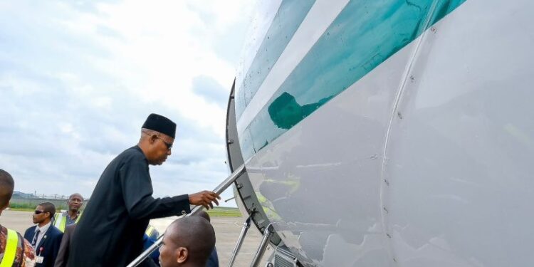 VP Shettima jets out to Côte d’Ivoire for Energy Resources Exhibition