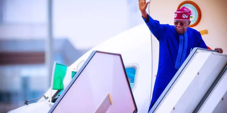 Tinubu departs Abuja for Tanzania for the Africa Heads of State Energy summit
