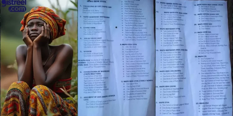 Lady’s marriage plans crumble as bride price list chases partner away