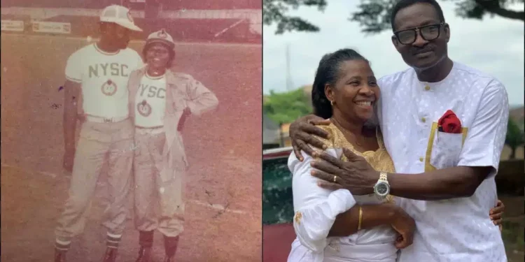 Couple who have been together for 41 years go viral on 39th anniversary